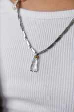 HMG 1315 Mix steel Crystals Колье mix арт.2100