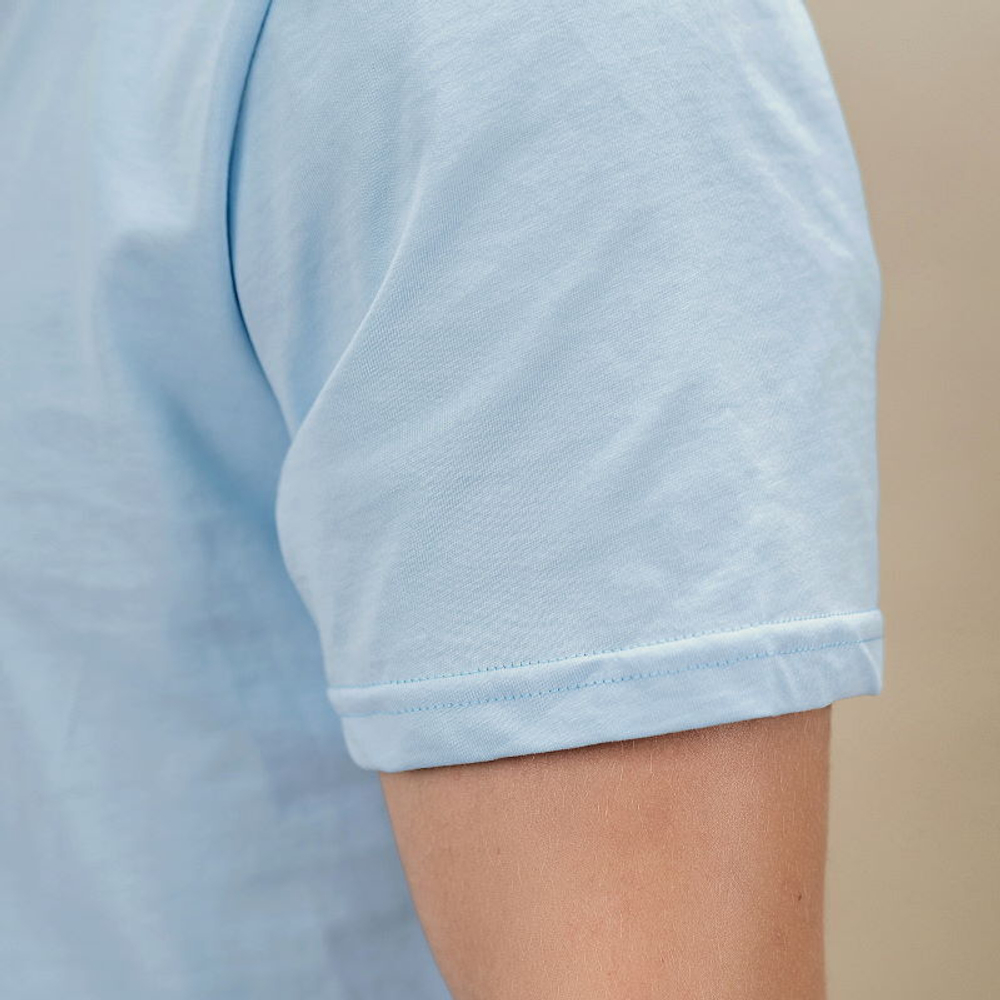 Футболка Небесная ПРЕМИУМ ХЛОПОК 160гр, XS (44)