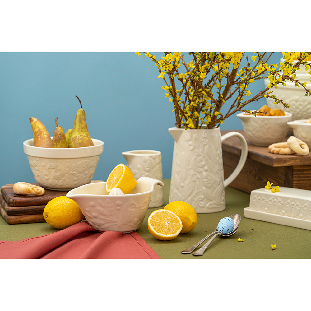 Чаша birds of paradise, 850 мл, кремовая