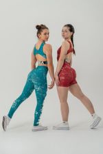 КРОП ТОП CROP TANK TOP ROUGH GIRL 617 ЗЕЛЕНЫЙ
