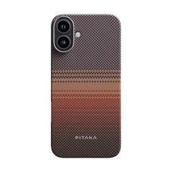 Чехол Pitaka Tactile Woven case для iPhone 16 - Sunset (KI1601U)
