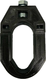 Крепление фары печатное для электросамоката Kugoo M4, M5 и подобных рулевых стоек