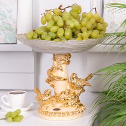 Фруктовница-конфетница Мелодия Любви Айвори