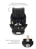 Автокресло C05001 "GT" isofix Top Tether группа 0+-1-2-3  (0-36 кг) techno