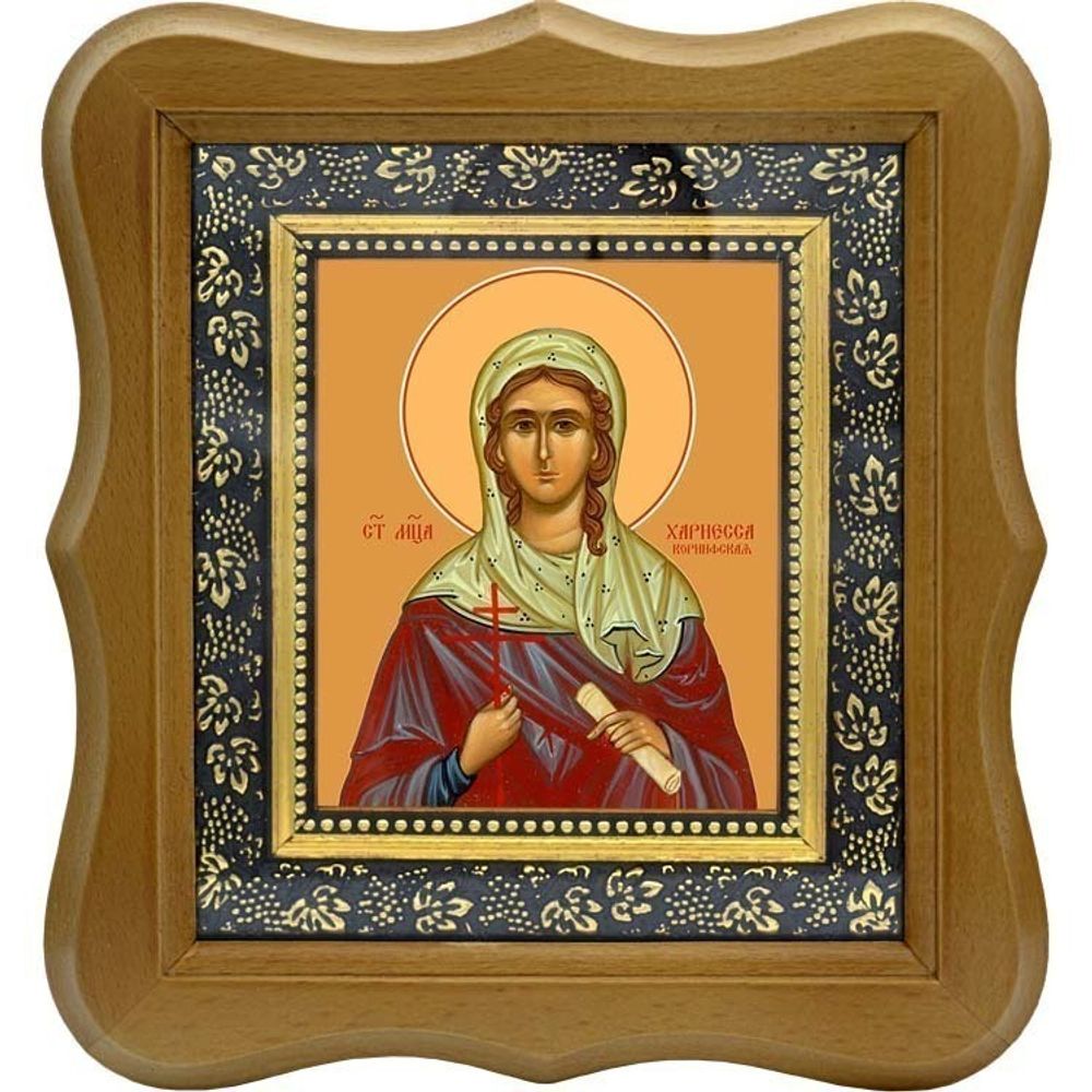 Хариесса Коринфская мученица. Икона на холсте.