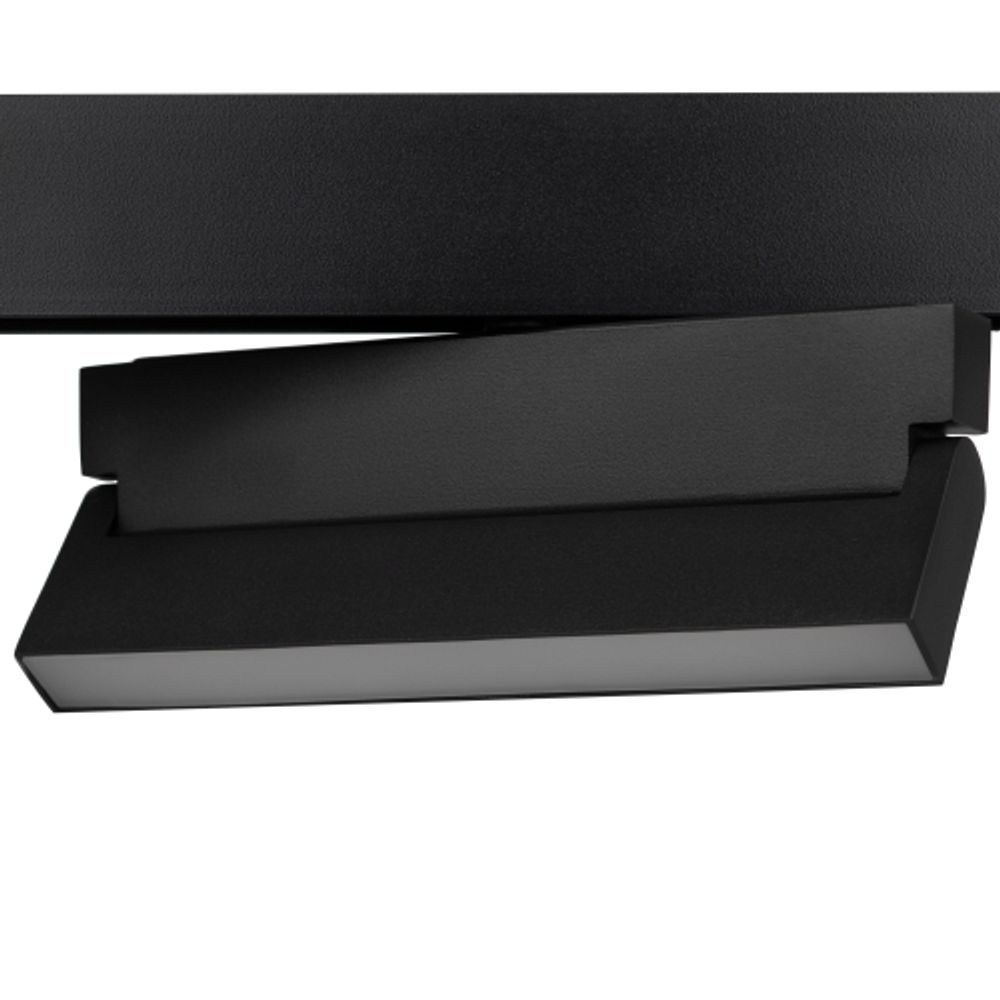 Магнитный трековый светильник ЭРА TRM20-2-22-12W3K BK светодиодный 12Вт 3000К черный для системы NOVA