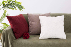 Наволочка 45х45 Sofi De MarkO Кристал темно-коричневая