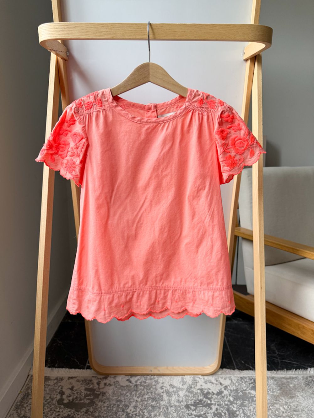 Хлопковая блузка Stella McCartney , 116