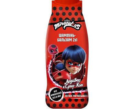 Леди Баг и Супер Кот Шампунь-бальзам детский 2в1 400 мл