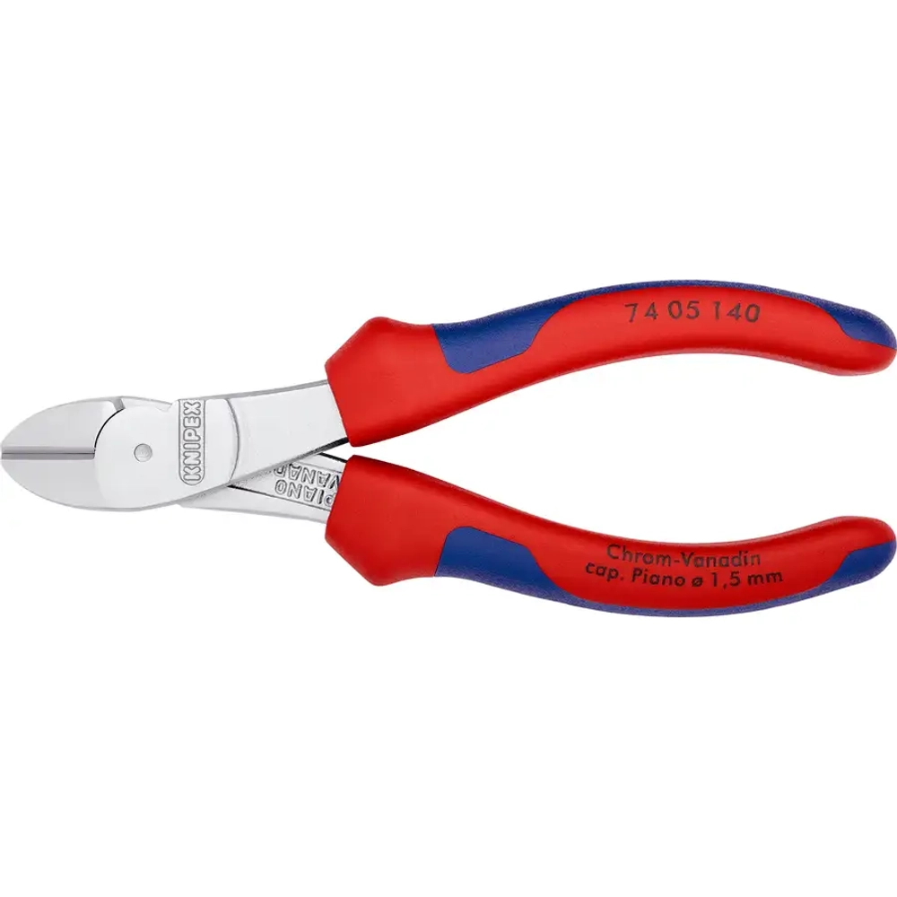 Кусачки боковые особой мощности хромированные 140 мм Knipex 74 05 140