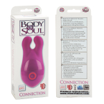 Розовый вибромассажер BODY&SOUL CONNECTION (Цвет: розовый)