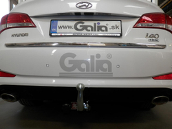 Оцинкованный фаркоп на Hyundai i40 седан/универсал 2012-2019 (без электрики), Galia H085C