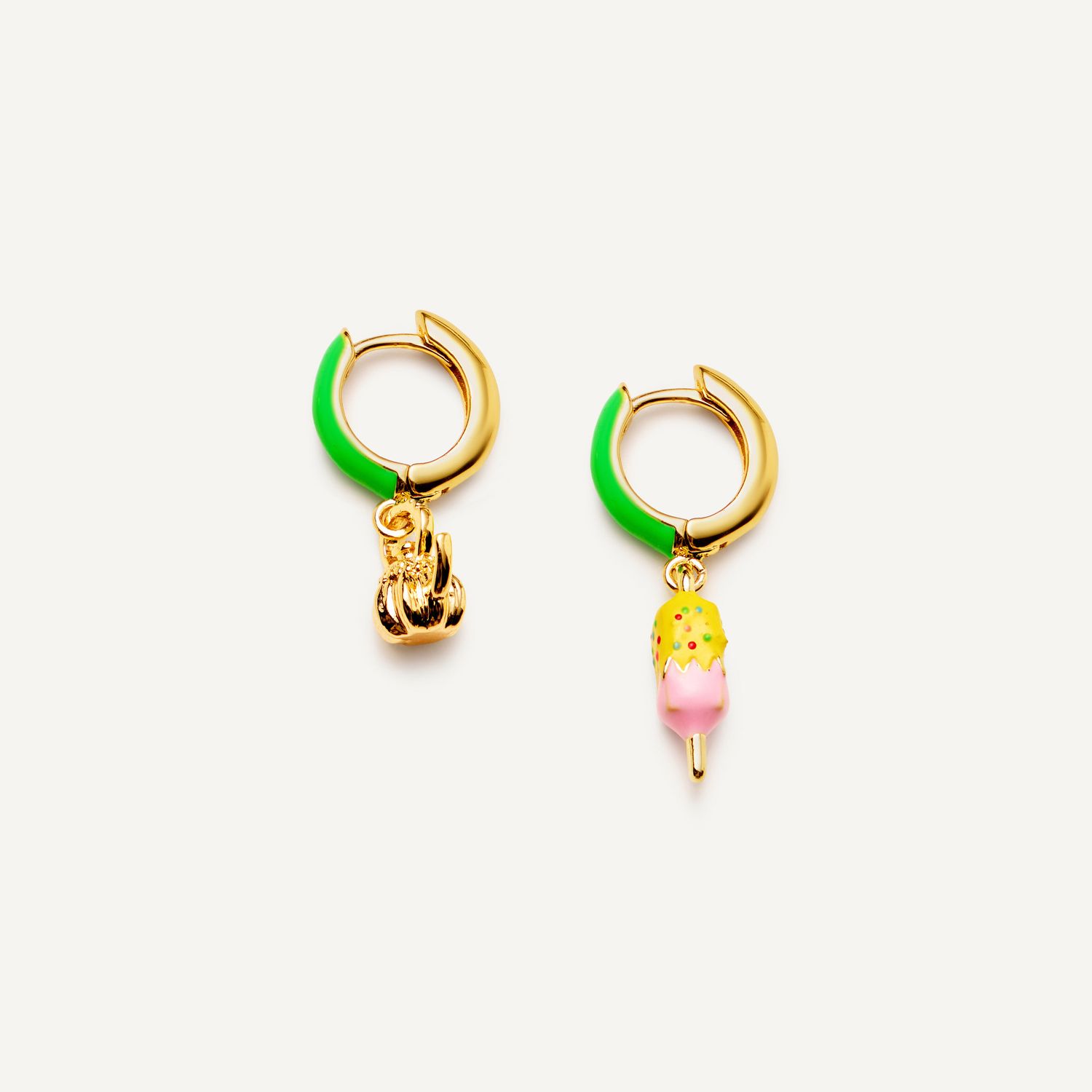 Ассиметричные серьги "Popsicle" Earrings