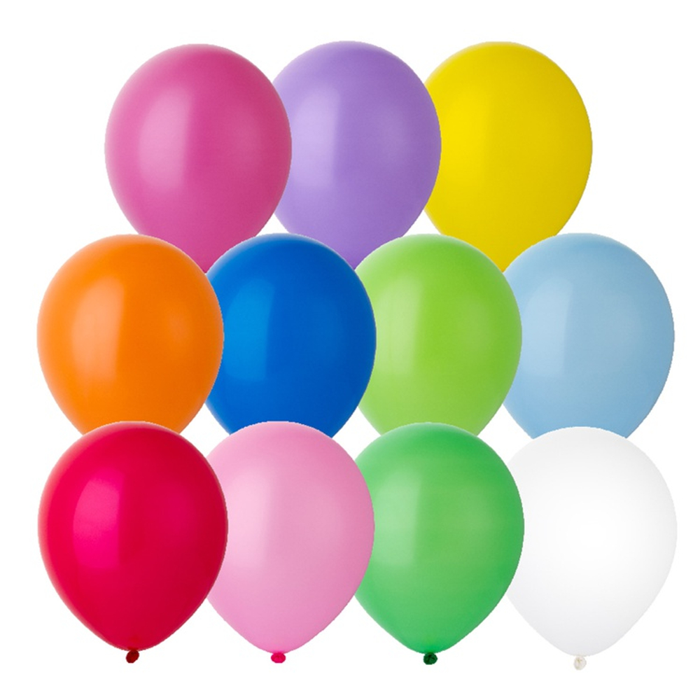 Шар латексный Пастель 25 см (Ассорти)