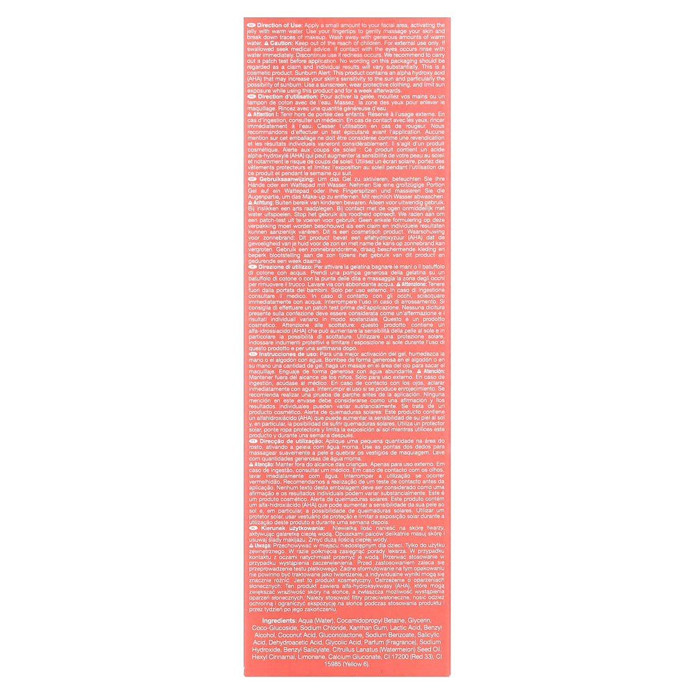 Dr. Botanicals, Watermelon Superfood 2-в-1, очищающее средство и средство для снятия макияжа, для всех типов кожи, 100 мл (3,38 жидк. Унции)