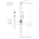 Душевой комплект Timo Briana SX-7139/03SM черный