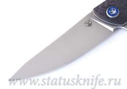 Нож Широгоров F3 NS M390 Ф3 Purple CF 3D подшипникифотография - 4