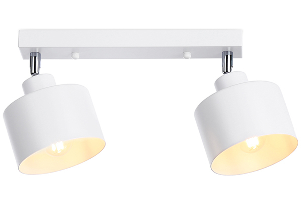 Настенно-потолочный спот в стиле лофт TR8141/2  WH белый E27*2 max 40W 340*120*180