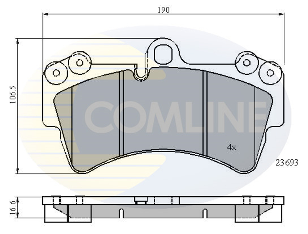 COMLINE - CBP01315-CML - Brake Pad Set, disc brake