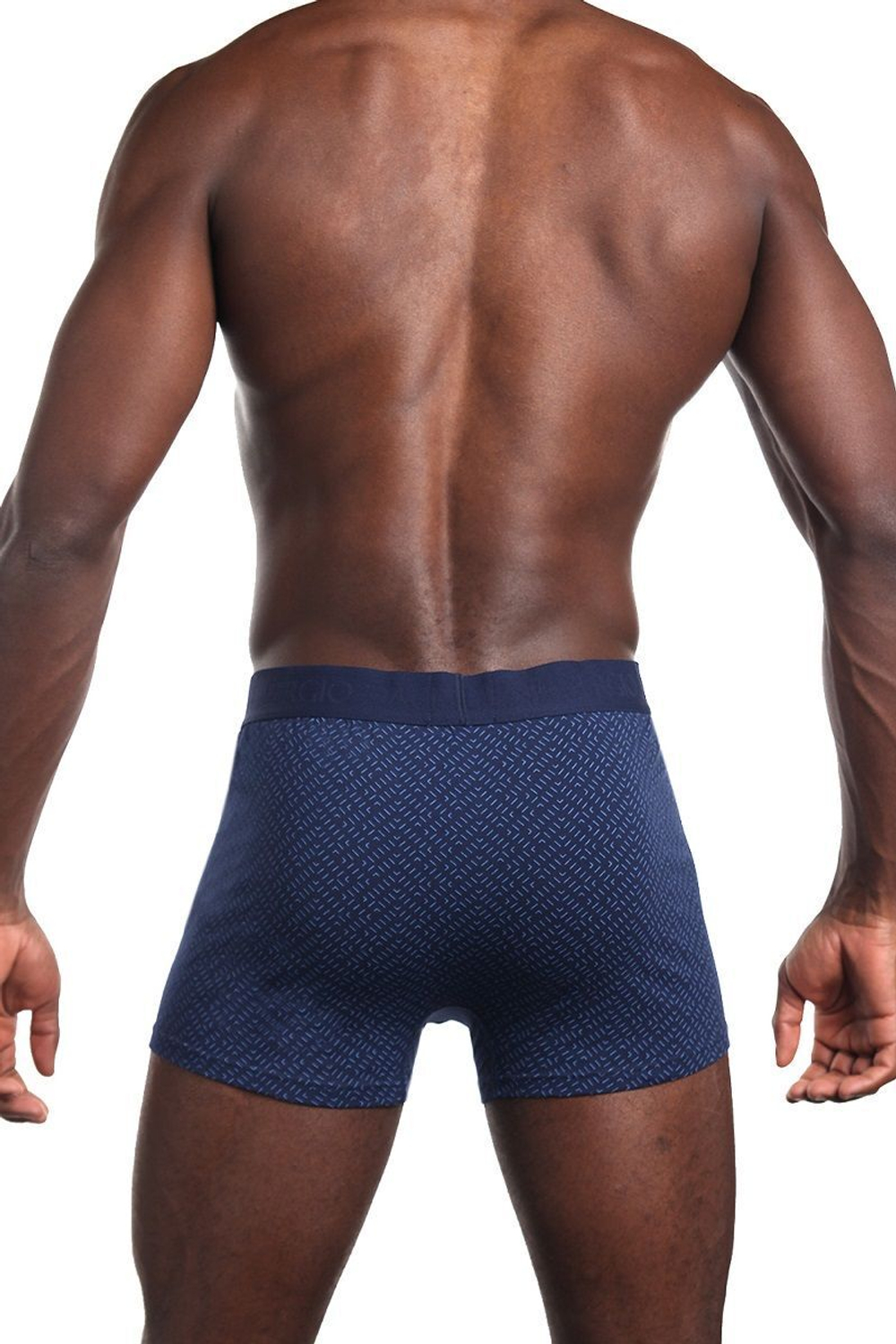 Трусы-боксеры в крапинку из высококачественного хлопка (Размер: XXXL) (Цвет: черный)