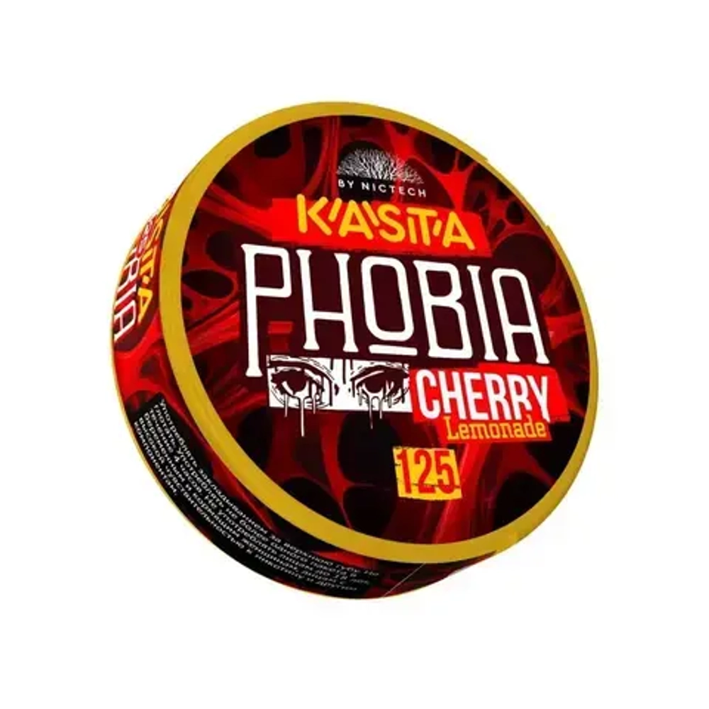 Снюс KASTA PHOBIA CHERRY LEMONADE (125 МГ) - ВИШНЁВЫЙ ЛИМОНАД