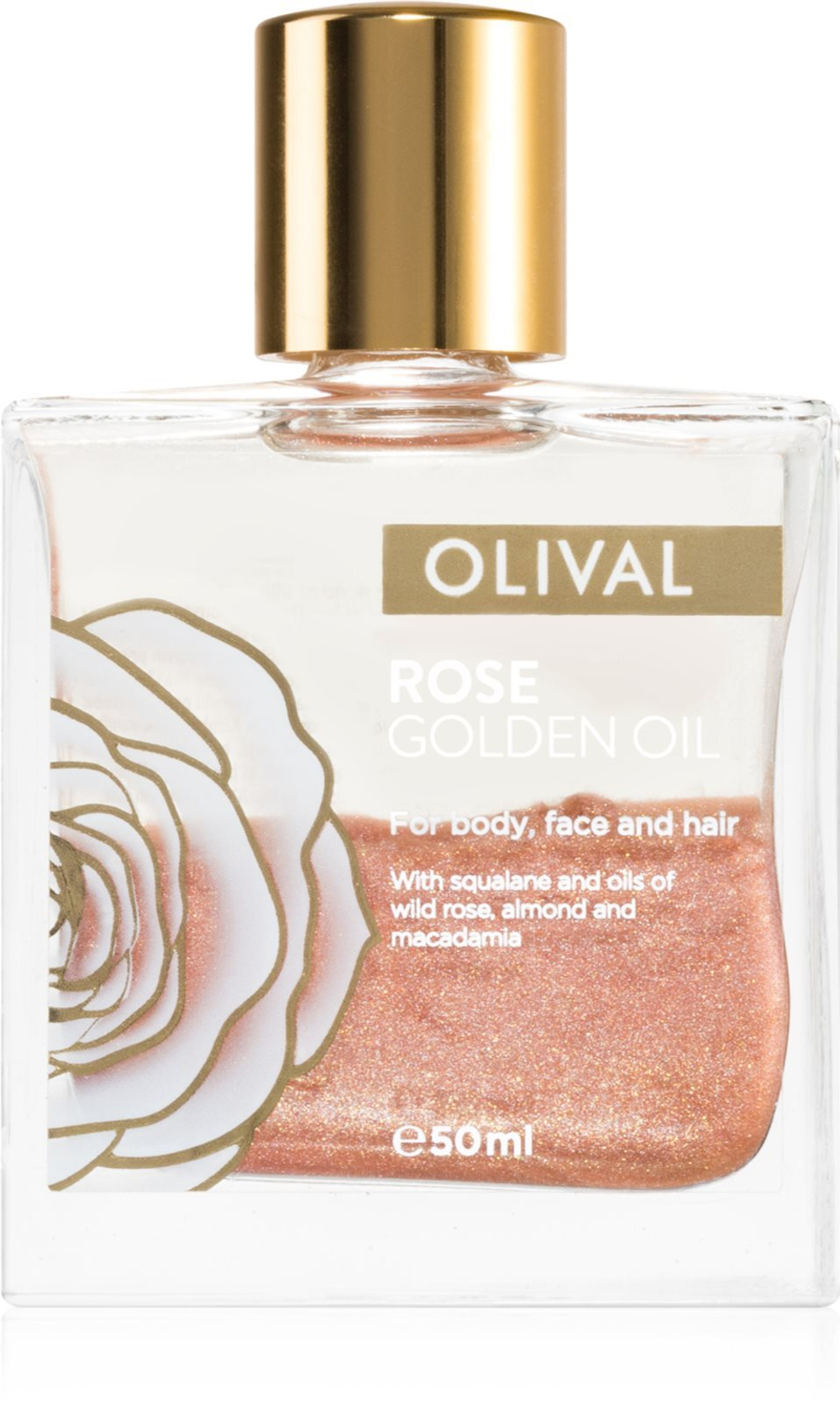 Olival Rose Gold - блестящее масло для лица, тела и волос /   50  ml  / GTIN 3858892692868