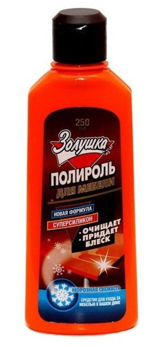 Ч/с Полироль для мебели Золушка 250мл. 24шт/кор