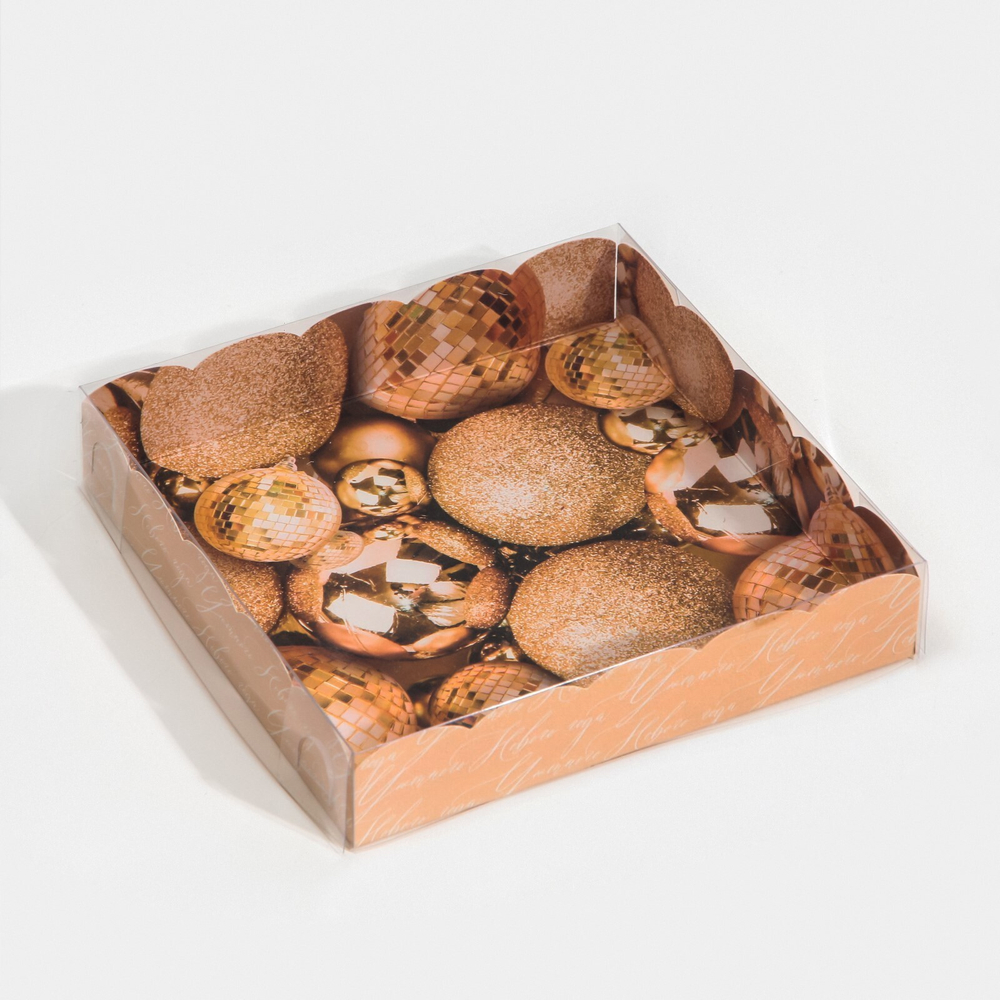 Коробка для печенья «Мир полон Чудес», 16×16×3 см