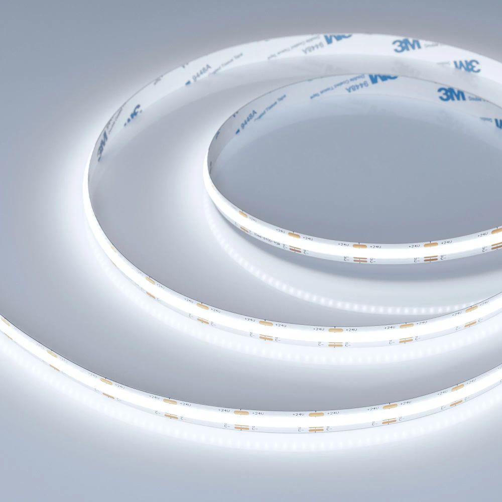 Светодиодная лента COB-X640-10mm 24V White-MIX (23 W/m, IP20, CSP, 5m) (Arlight, Изменяемая ЦТ) 039740