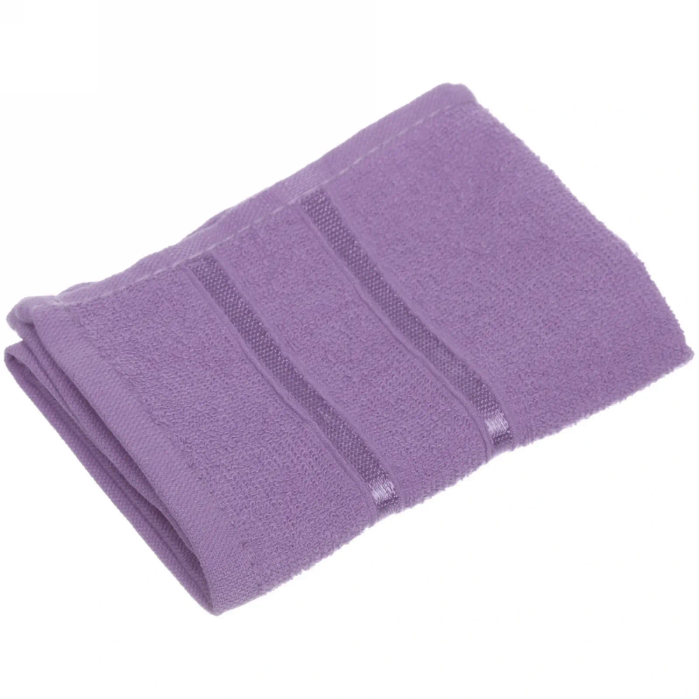 Полотенце махровое 30*30см «LUNA» цвет сиреневый 10250 плотность 360гр/м2
