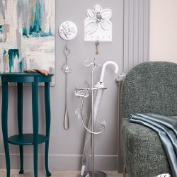 Полка-ключница Зарничка Блум Айс Античное серебро