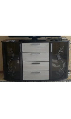 Комод со стразами Грация, венге/лоредо