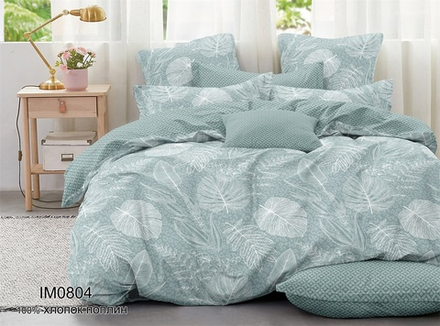 КПБ 2 сп с простыней на рез. 140х200 ПОПЛИН "П5"