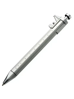 10 шт. многофункциональная гелевая ручка 1,0 мм штангенциркуль роликовый шариковый канцелярский шариковые ручки синего цвета