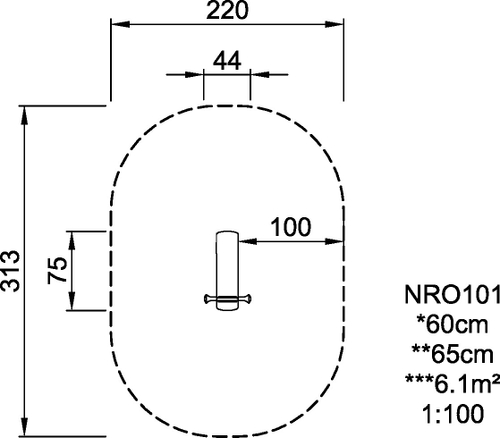 Одинарная пружинка с кольцом