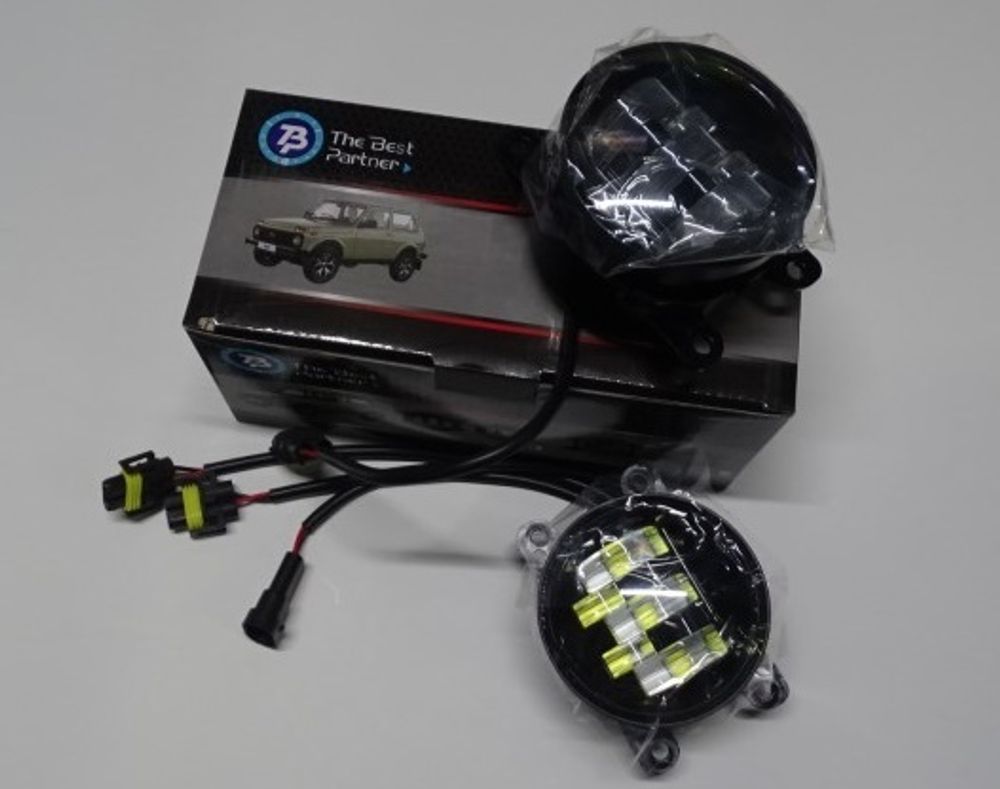 Фара п/туман. Renault Logan II, Koleos, Duster, Fluence 5LED 1 режим (TLT)