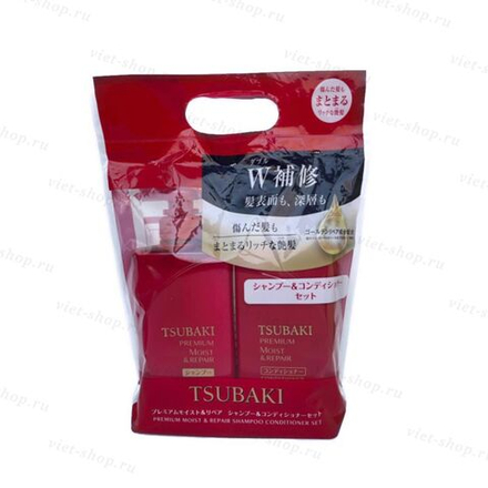 Японский набор Shiseido Tsubaki Premium Most&Repair (шампунь и кондиционер)