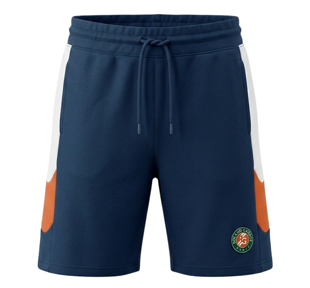 Мужские теннисные шорты Roland Garros 2026 Stripes Sweat - navy