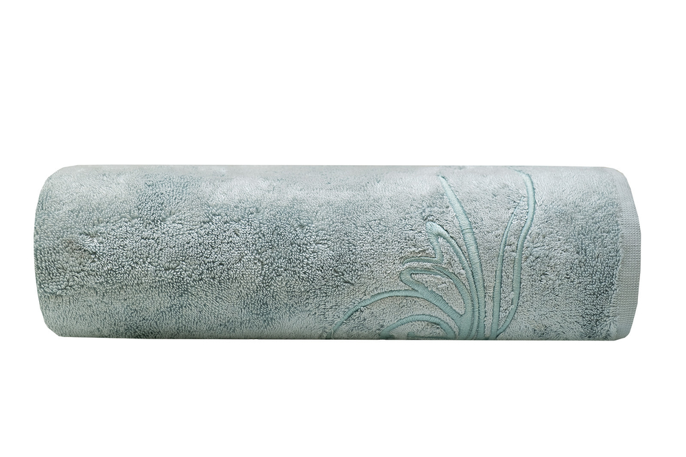 Полотенце 70х140 Garda Decor Лирика бирюзовое