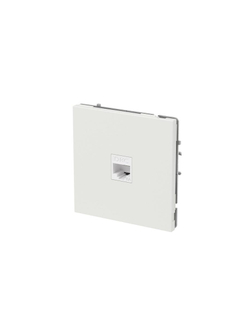 Розетка компьютерная 1-м KANT RJ45 кат.6A без шторки бел. песок DKC 7010673