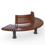 Скамейка Rail Road 01 внешний радиус