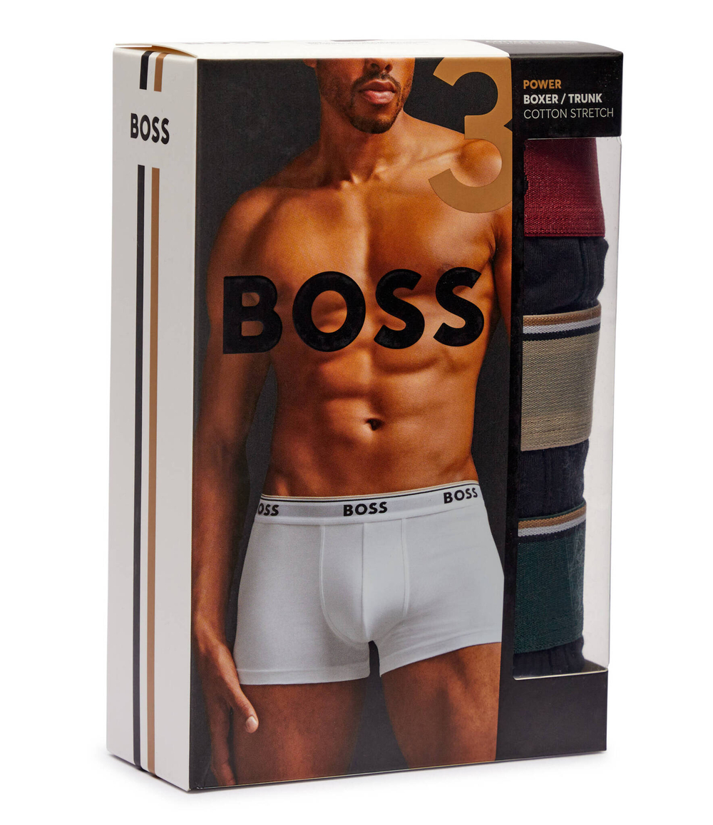 Трусики-боксеры 3шт. BOSS BLACK - черный(50517827)