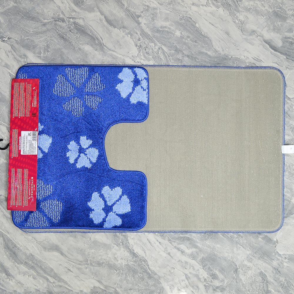 Коврик MAXIMUS 2шт 60*100/50*60см, 4980 D.BLUE