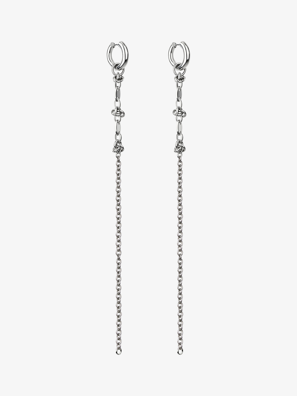 УДЛИНЕННЫЕ СЕРЬГИ "KNOTTY".
