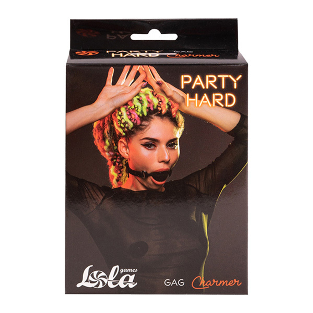 Черный кляп-шарик 5см размер L Lola Games Party Hard Charmer 1152-03lola