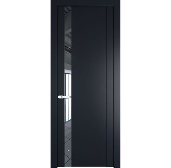 Межкомнатная дверь эмаль Profil Doors 1.2P нэви блу зеркало