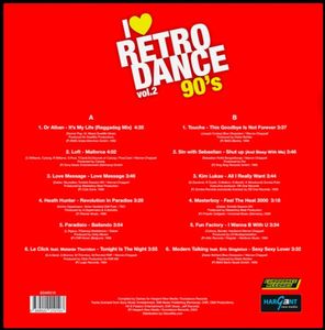 Сборник / I Love Retro Dance 90s Vol. 2 (Limited Edition)(LP)
