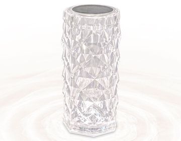 Настольная светодиодная лампа с сенсорным выключателем 3W 3000K/4200K/6400K DE8018 CL прозрачный LED Desk Ambrella