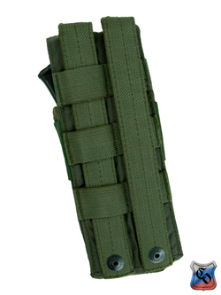 Подсумок SSO 2АК103 MOLLE с кнопками и липучкой. Олива