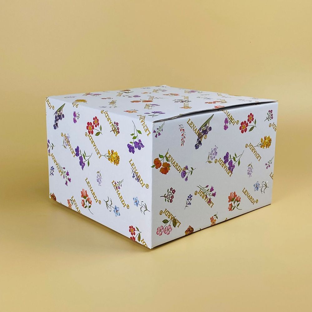 Lenardi 109-258 Фруктовница 26х19см на ножке КРОКУС ЗОЛОТО в под.уп.(х6)Фарфор